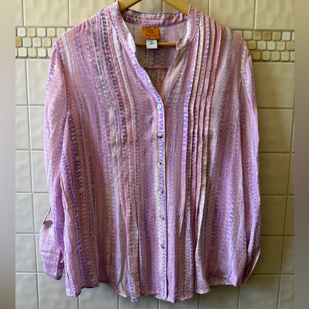 Ruby Rd. Blouse Sz M
